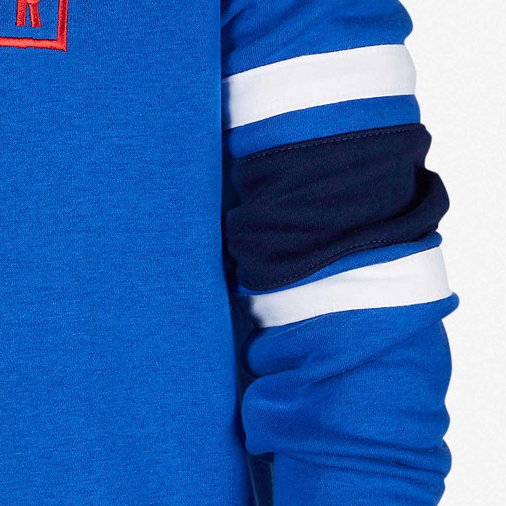 Nike Logo Embroidered Crew Neck Sports Sweatshirt Kids sweatshirt Blue CV9314-480