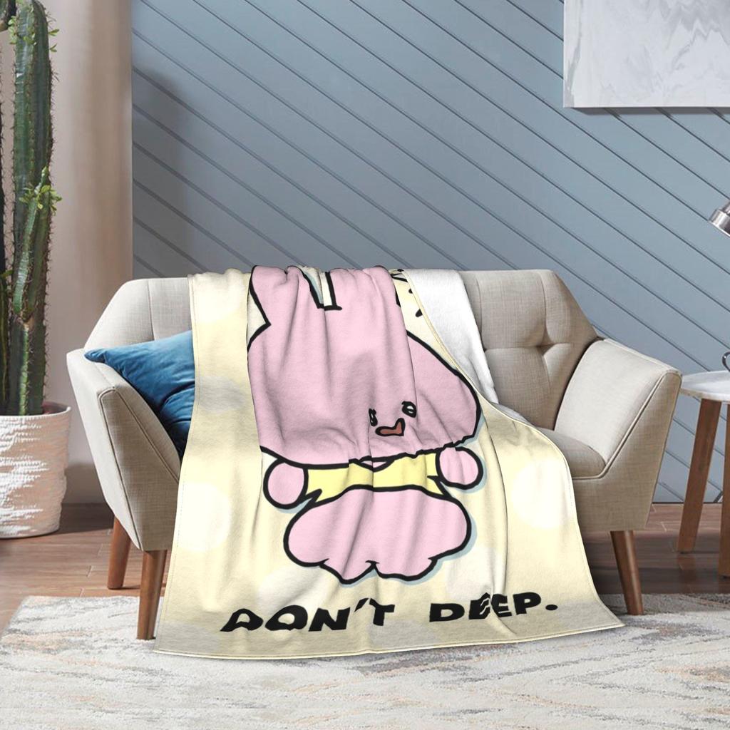 Asamimichan and Anemimi Blanket Ultra Soft Throw Blankets for Sofa 50x60 Inch Multiple Sizes Plush Thin Quilt