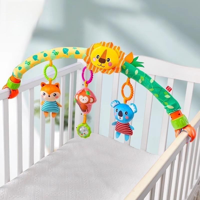 Baby Plüsch Autositz Spielzeug Clips Mit Rasseln Für Säuglinge Und Kleinkinder