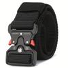 5 Styles The New Men's Belt 125cm Buckle Belts Nylon Braided Lightweight Breathable Daily Commuter Men's Belt