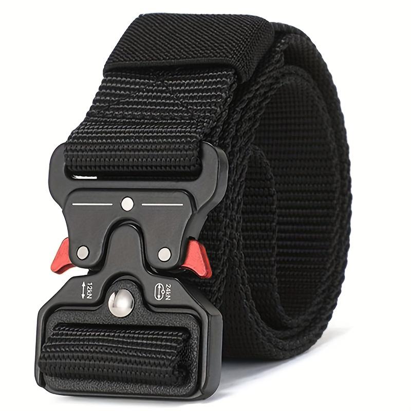 5 Styles The New Men's Belt 125cm Buckle Belts Nylon Braided Lightweight Breathable Daily Commuter Men's Belt