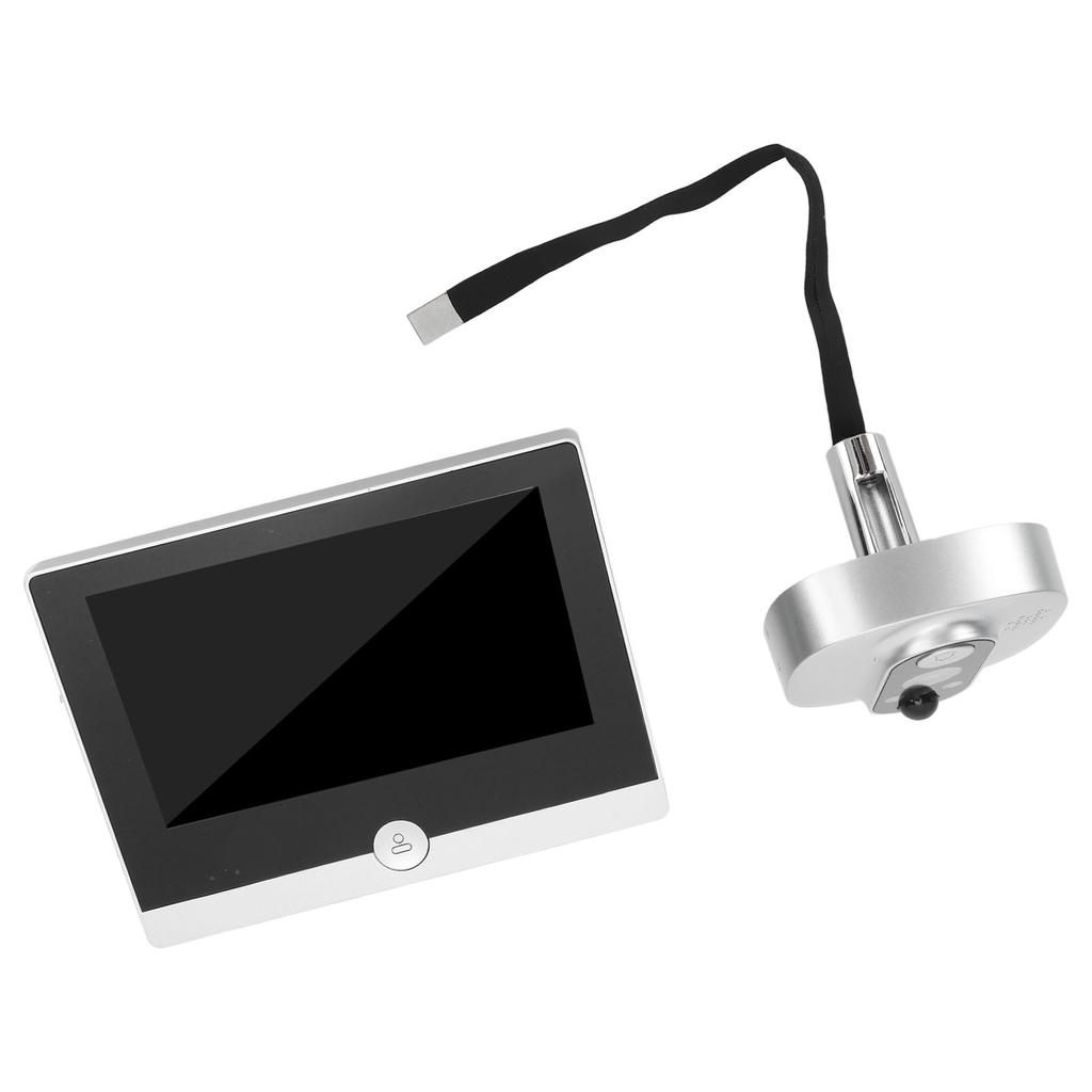 Wireless Video Doorbell Camera with 4.3 Inch Color LCD Monitor WiFi Smart Motion Detection Video Doorbell for Home Security