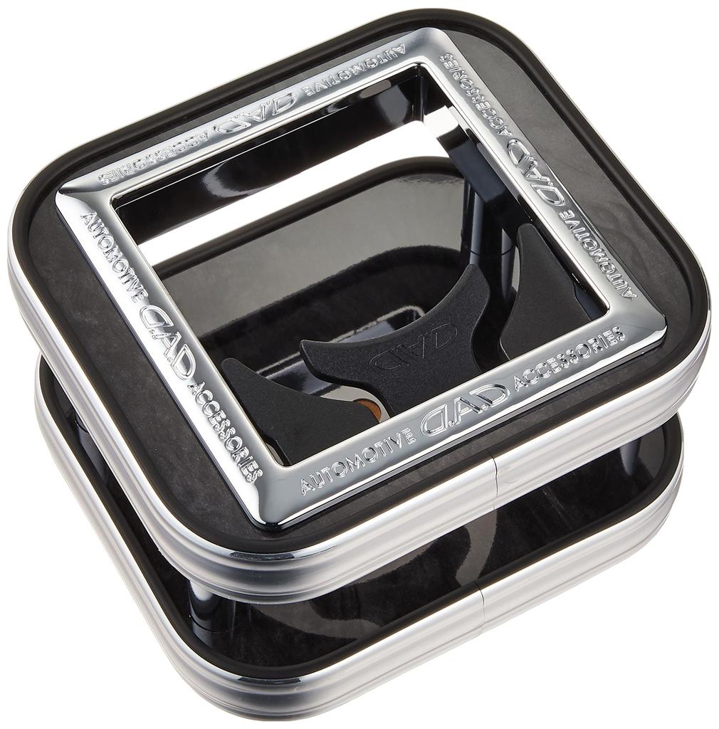 DAD GARSON Skinatocoroni Drink Wood 2 D.A.D Holder, Single, [Tray Design Monogram], Plated/Black [HA649-01-17]