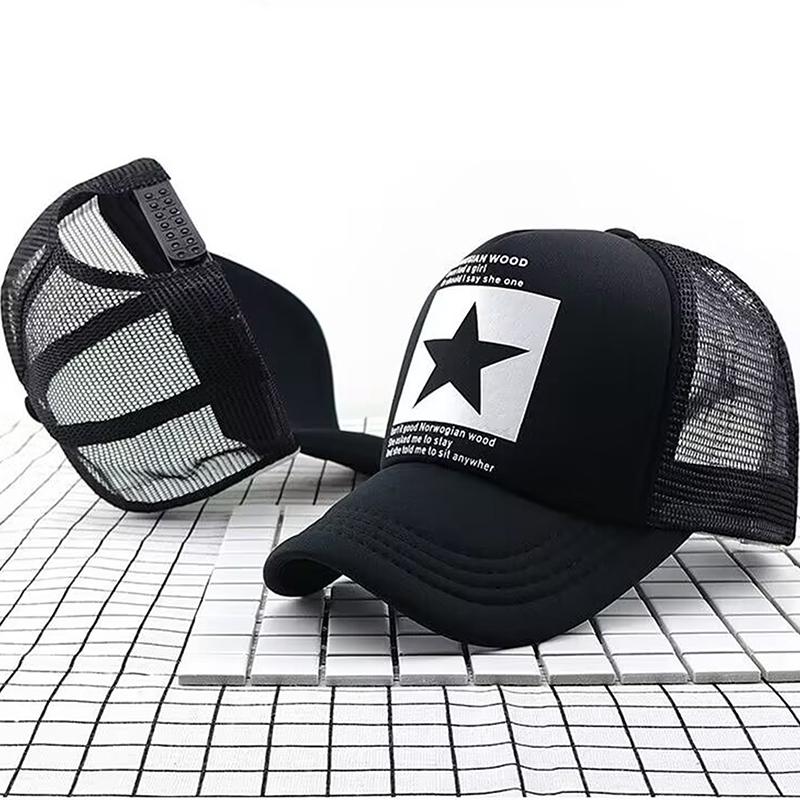 Baseballkappe Snapback Mesh-Hüte Hip Hop Kappen Männer Frauen Outdoor Lässig Sonnenhut