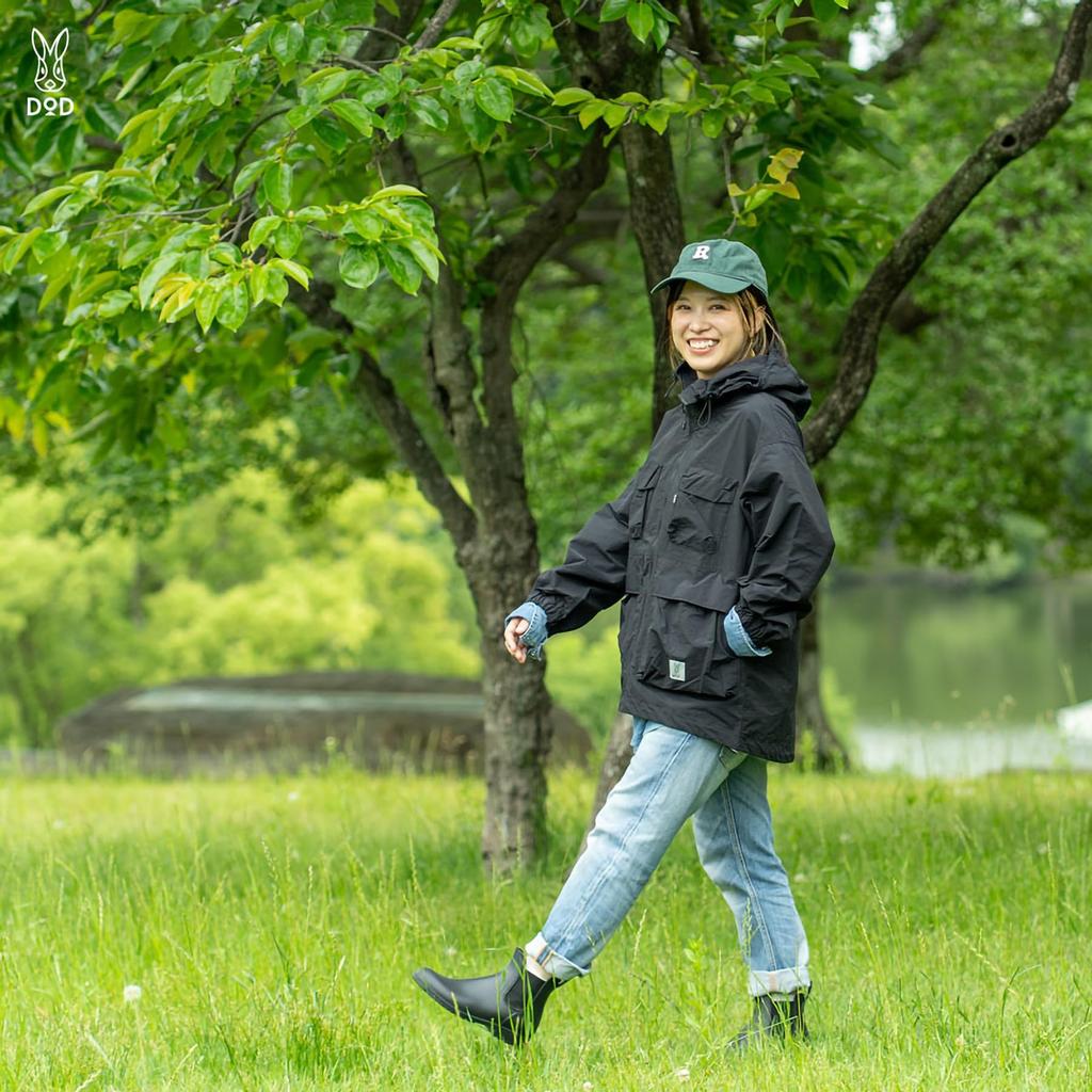 [DOD] Pocket Breaker M Outdoor Camping Windbreaker Unisex Water-repellent UV Protection (99%+ UV Protection) Mountain Parka Hooded Loose Fit