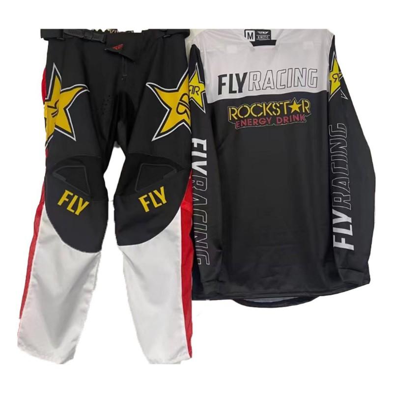 Herren Damen Mountainbike Radtrikot Set Schnelltrocknend Atmungsaktiv Offroad Fahrbekleidung