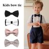 Papillon per bambini, accessori per cravatte regolabili, alla moda, per feste, per piccoli signori, papillon per donne, accessori per il collo solido