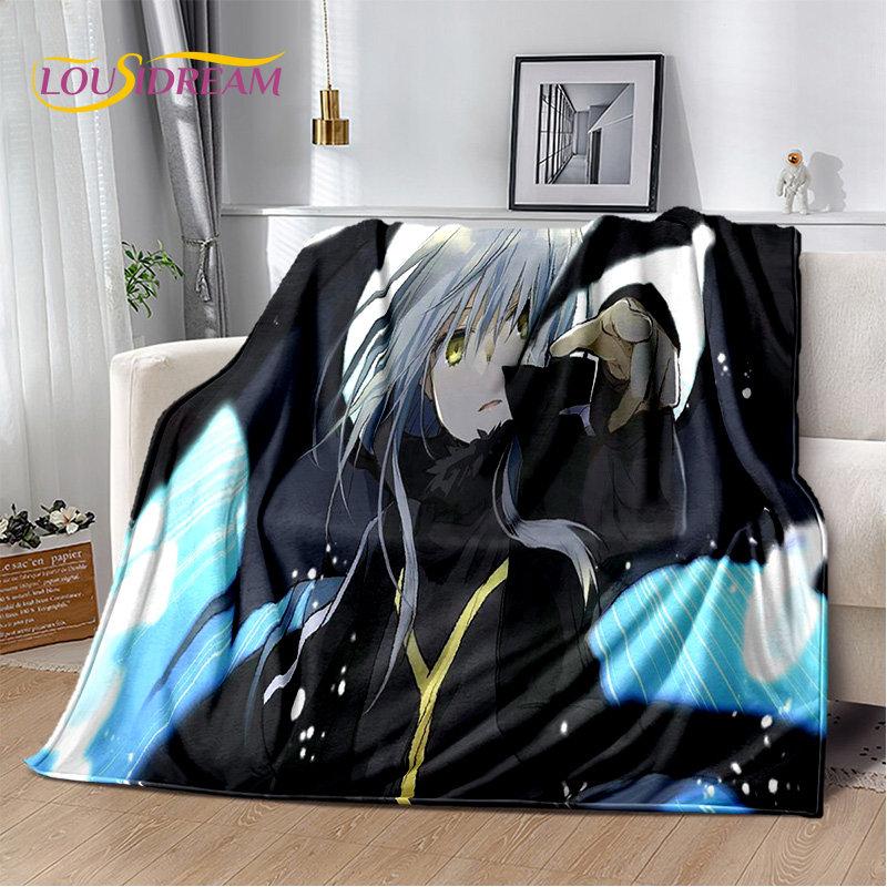 I Got Reincarnated As A Slime Anime Soft Plush Blanket,Flannel Blanket Throw Blanket for Living Room Bedroom Bed Sofa Picnic Kid
