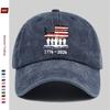 Pc  Years of Freedom Meter Flag Print Baseball Cap Fashion Patriotic Style WomenS Daily Wear Sun Hat Casual Dec