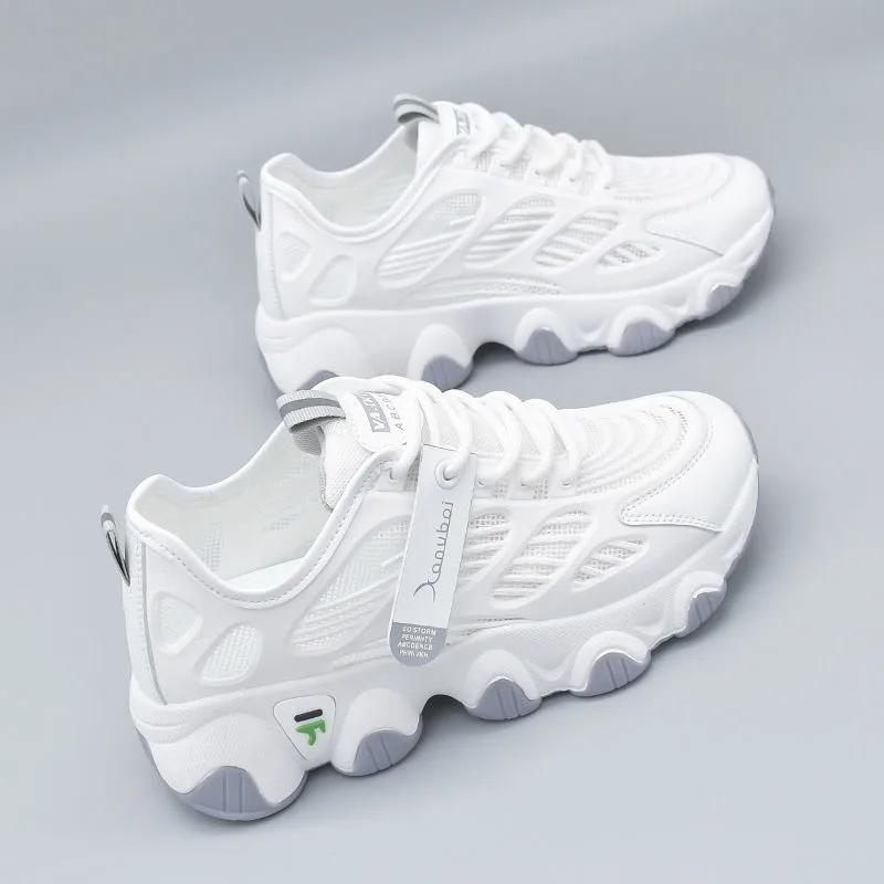 Fashion Fashion 2025 Summer Mesh Breathable Women's Shoes Comfortable and Elegant Vulcanized Shoe Light Walking Casual Ladies Footwear