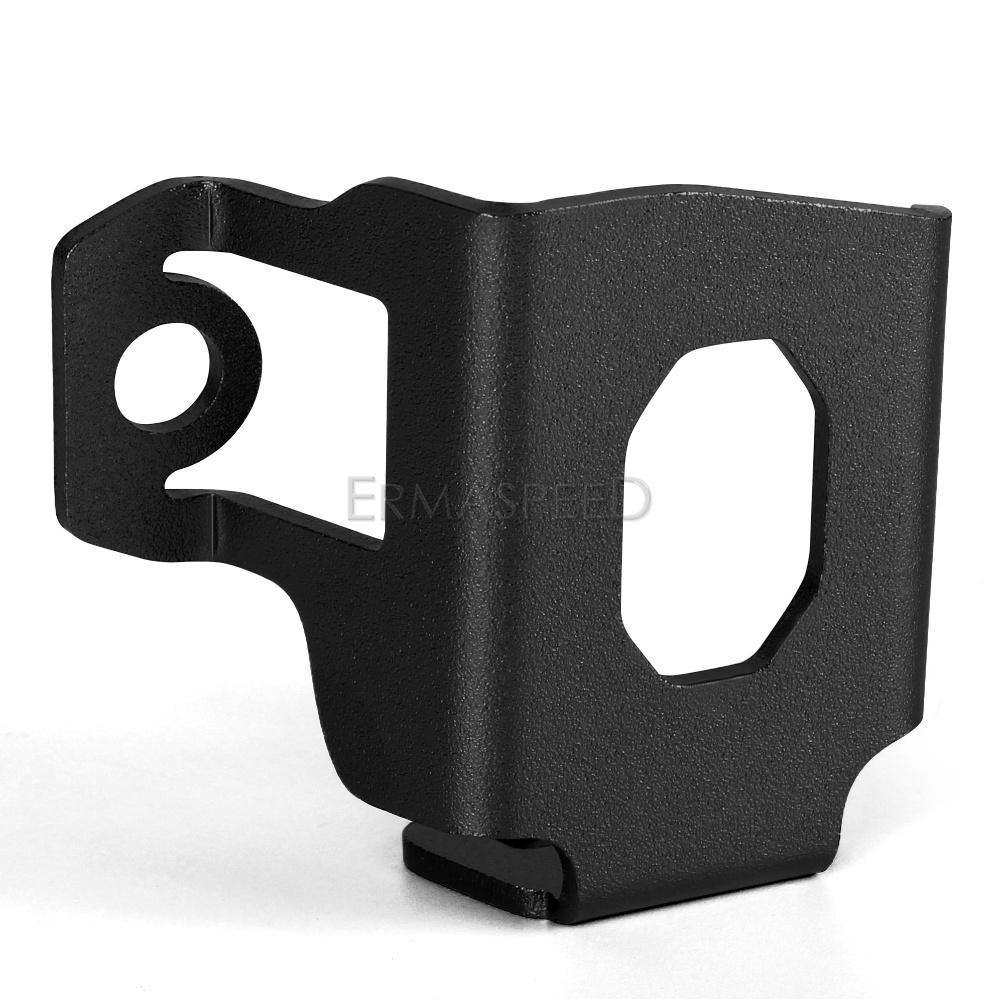 For NINJA 400 300 650 Z900 Motorcycle Rear Brake Pump Fluid Tank Oil Cup Reservoir Guard Cover Protector CNC Aluminum