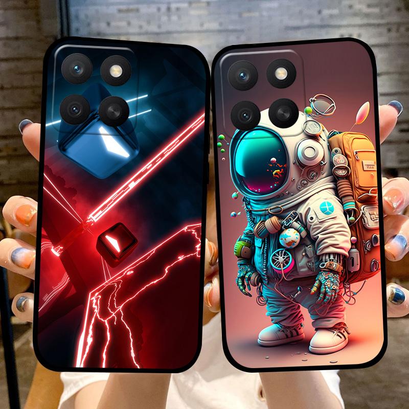 For Honor X8b Case HonorX8c X8a Cute Silicone Soft Phone Coque Shell For Honor X8c Fashion Color Painted Shockproof Bumper Cover