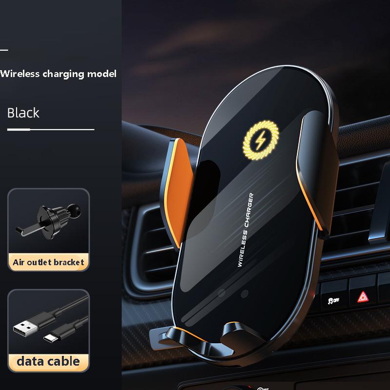 

Smart Sensor Car Phone Wireless Charger 66W Fast Charging Auto-Clamping Car Phone Holder For IPhone And All Enable Android чёрный
