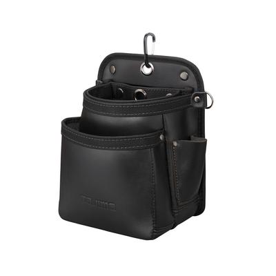 Safe System Detachable Waist Pouch with Twin Genuine Medium Durable and Genuine Cowhide Leather Easy To Attach and Can Be Attached To a Belt