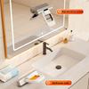 1 Stück Mini Handstaubsauger für Nass- und Trockenreinigung mit waschbaren, wiederverwendbaren Pads Boden- und Tischreiniger für Küche, Bad, Auto, Schlafzimmer, Wohnzimmer Reinigungswerkzeug