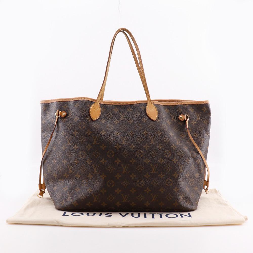 LOUIS VUITTON Neverfull GM Tote Bag M40157 Brown Monogram canvas Women Used