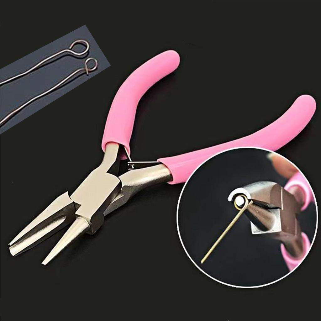 Handmade Mini Pointed Pliers for DIY Jewelry and Wire Looping