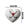 Heart Shaped Golf Pockets Hug Gift Motivational Golf Ball Heart Shaped Ball Encouragement Inspirational Quote Cards For Women