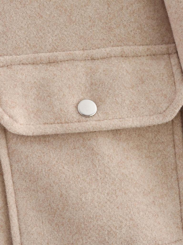 2024 Autumn/Winter Women's Multicolor Turn-Down Collar Tweed Jacket with Large Pockets