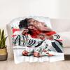 Ronaldo's Powerful Cristiano Celebration Blanket Durable Comfort Perfect for Bed Office Picnics Four Seasons Universal Modern