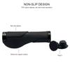 Bicycle Handlebar Grips TPR Ergonomic Rubber Handle Non-Slip Shock Absorption Mountain Bike Handlebar Cover Double Side Lock On