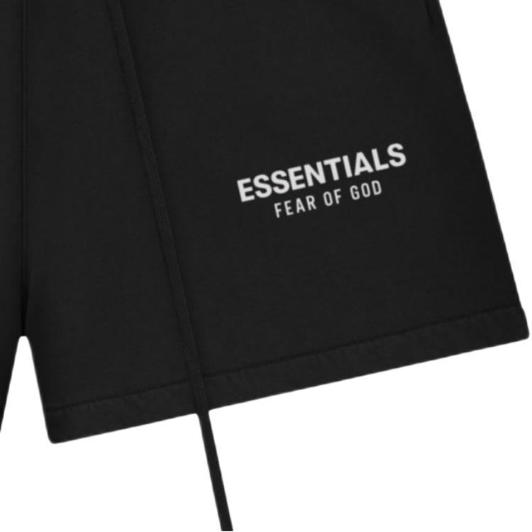 Fear of God Essentials Klassische Sweatshorts Vintage Schwarz Herren Unterteile 160AS262011F
