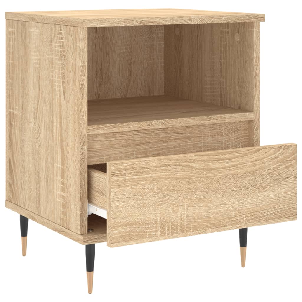 Nightstands 2 pcs Sonoma Oak 40 x 35 x 50 cm engineered wood