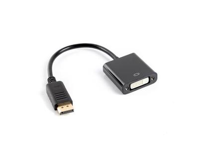 Kabel Adapter Lanberg AD-0007-BK DisplayPort (M) -> DVI-D (F)(24+5) Dual Link
