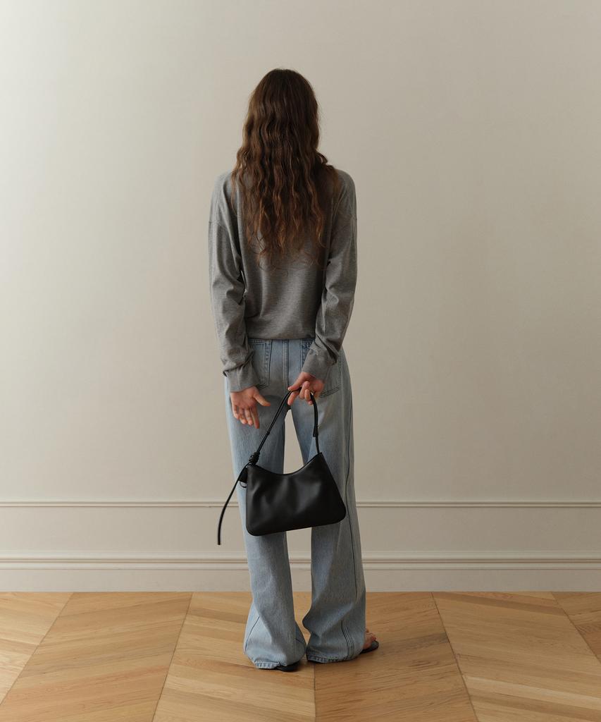 Poyueoaijeuonli Aube Soft Collar Knit (Gray)