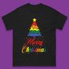 Pride Christmas Tree Mens T-Shirt Womens Tops Tees
