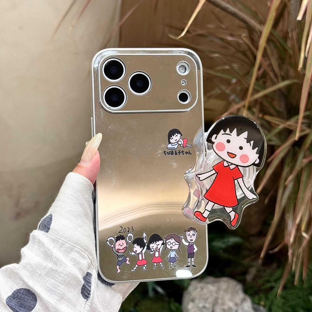 Chibi Maruko-chan iPhone 17 Pro Max Magnetic Protective Case - Cute Cartoon Cover, Apple Compatible
