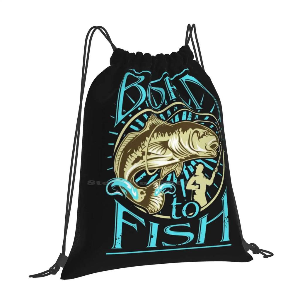 Born To Fish Backpacks For School Teenagers Girls Travel Bags Fishing For Toddler Fishing Toddler Fishing Youth Fishing Baby
