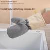 Silver Thread Thickened Leather Dishwashing Gloves - Multifunctional, Anti-Scald, Oil-Proof Kitchen Cleaning Tool.