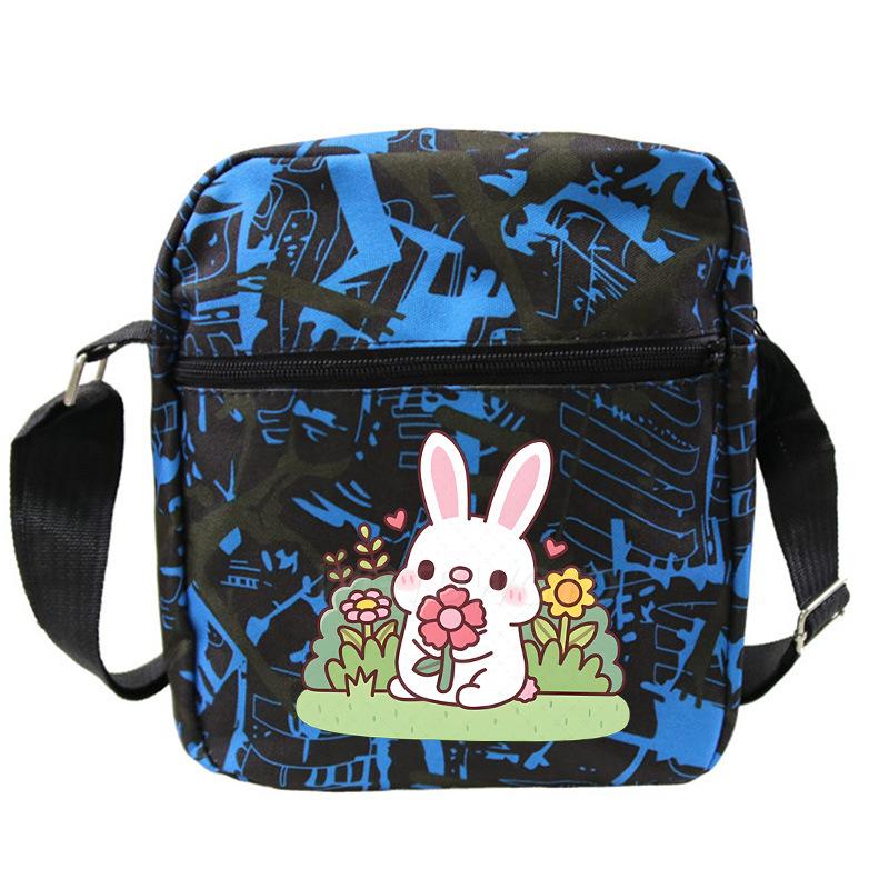New student fashion shoulder bag personalized printing children's portable multifunctional messenger bag