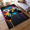Colorful Game Controller Design Rug - Non-slip Rug Suitable for Living Room and Bedroom Sofas.
