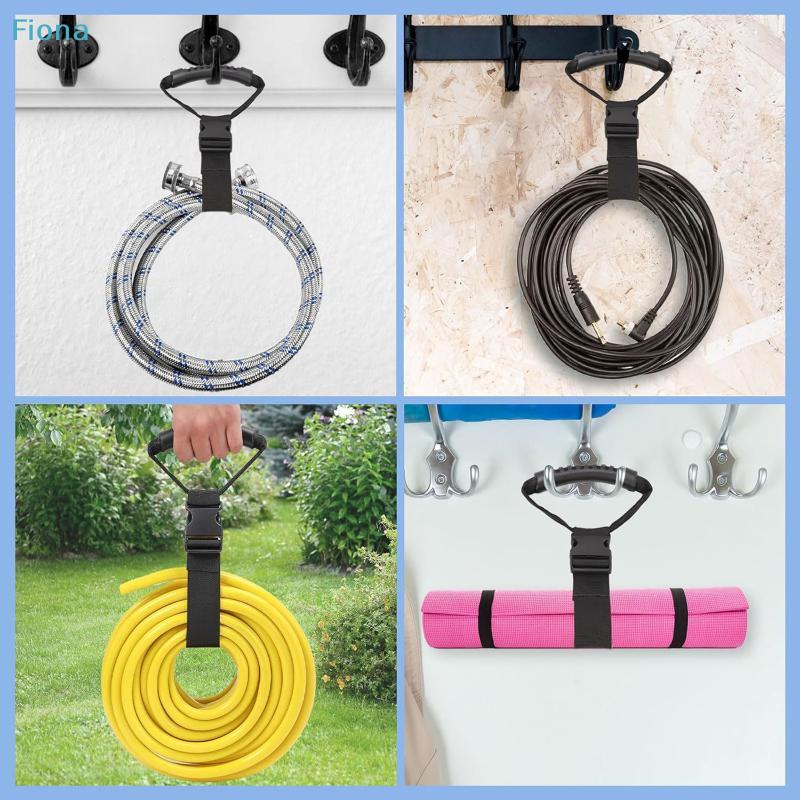 Heavy Duty Sewn Handle Sticky Back Hook & Loop Straps,Reusable Cable Wire Organizer Storage Wrap for Extension Cord