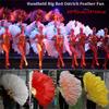 12 Bones Folding Fan 30*52cm 35*60cm Carnival Belly Dance Stage Fan Handheld Feather Fan