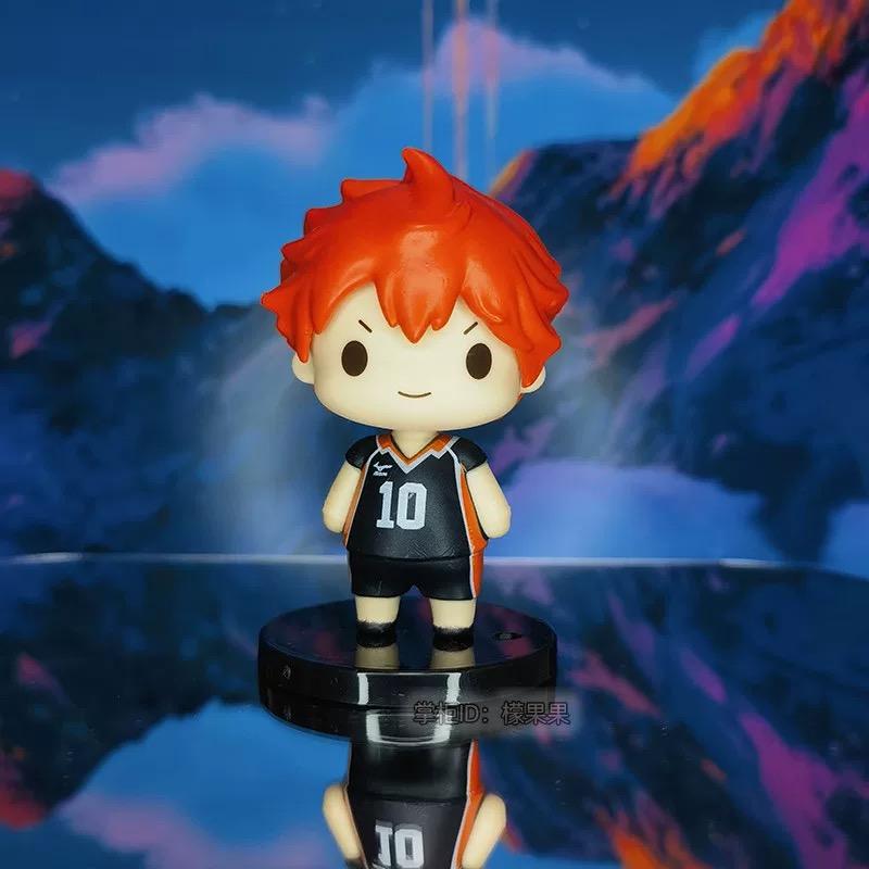 High Quality 7-8 Cm 8pcs Set PVC Anime Figure Hinata Shoyo Kageyama Tobio Q Version Cartoon Model Kids Toy For Children Collecti