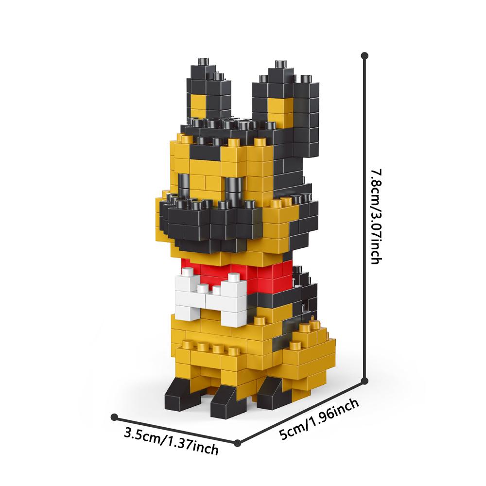 Micro Zoo Building Blocks Sheep Animal Set 3D Model, Desktop Farm Scene Decor for Kids Room, Delightful Gift for Animal Lovers