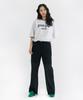 Peulleio Wide Fit Lace Pants _ Black