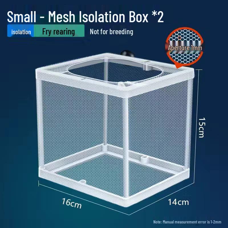 Bettafisch Isolations- und Zuchtbox: Schwimmendes Schutz-Aquarium für kleine Fische und Guppy-Jungfische