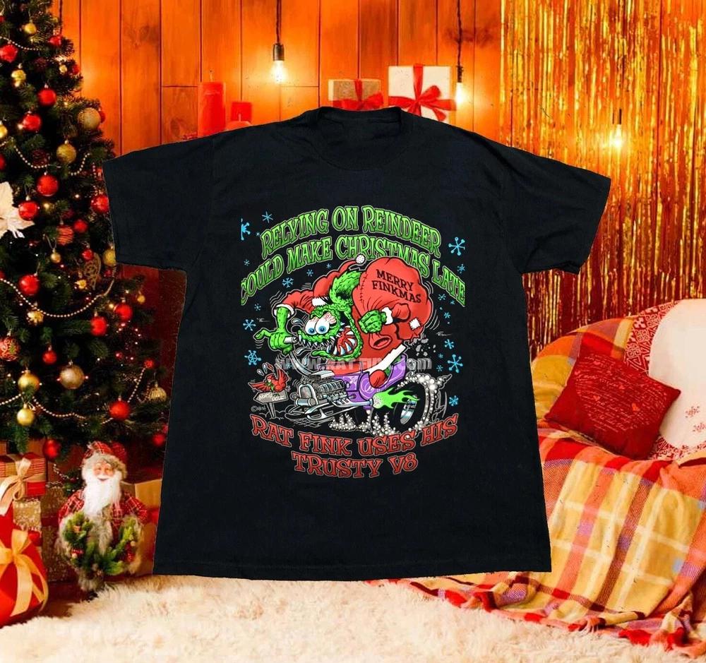 Rat Fink Ed Big Daddy Roth T Shirt S-4XL COTTON XXXXL