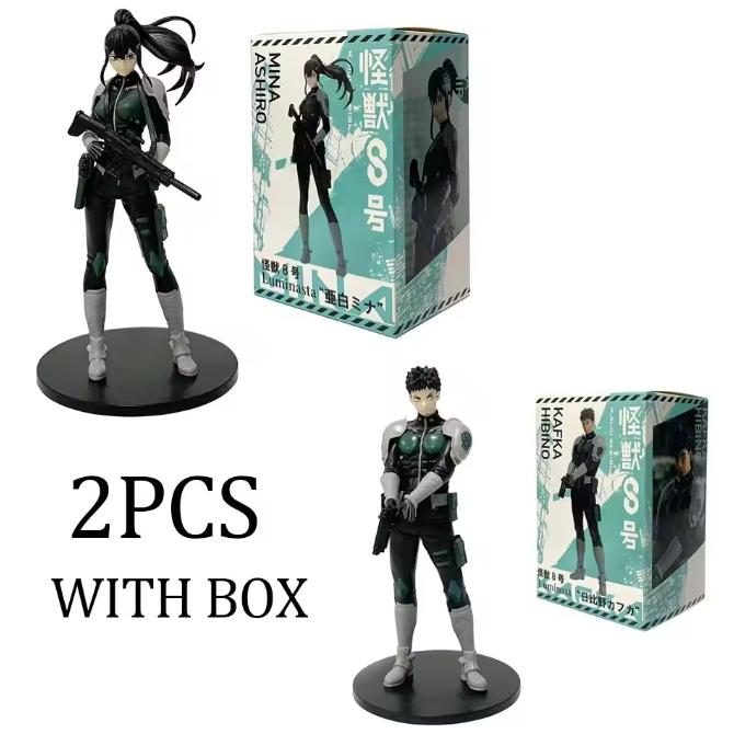 Hot 21cm Kaiju Number Eight Figure Kafka Hibino Stands Monster Form No. 8 Anime Decoration Model Ornaments Birthday Gift