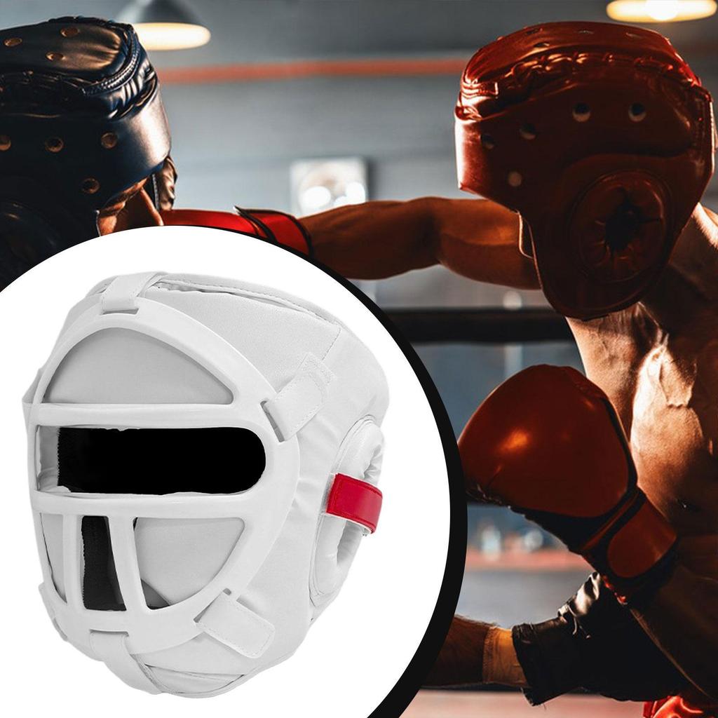 Boxing Headgear Helmet Guard Accessories Impact Absorption with Face Training for