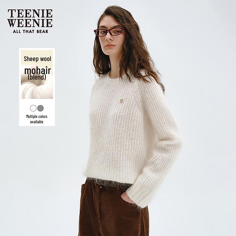 Teenie Weenie Women s Round Neck Knit Sweater L