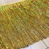 10M Long 15cm Wide Sequin Tassel Fringe Lace Edge for Stage Performance Wear Sewing Decoration