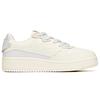 Anta Life Collection Synthetic Leather Slip Resistant Abrasion Resistant Low top Skateboard Shoes Women's White Purple 922118018-1