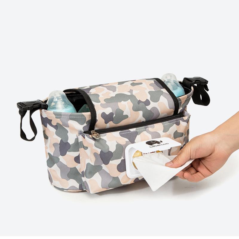 Waterproof Stroller Mummy Bag Baby Diaper Nappy Bag Baby Organizer Bag Travel Carriage Cart Basket Hook Stroller Accessories