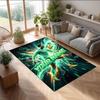Cristiano Ronaldo Printed Crystal Velvet Rug Non‑Slip Crystal Velvet Carpet For Sofa Bedroom Indoor Home Decoration