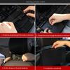 Car Backseat Multifunctional Organizer Folding Table Food Tray Drink Holder ABS